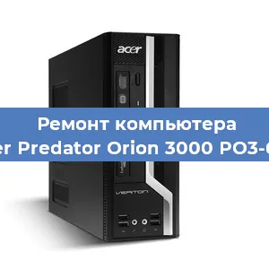 Замена материнской платы на компьютере Acer Predator Orion 3000 PO3-620 в Воронеже